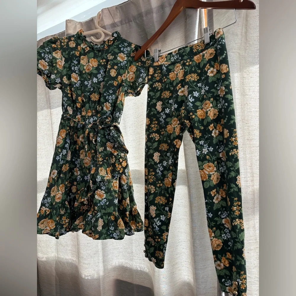 Janie and Jack dress and two leggings. Dress Sz 14 and leggings 12. - Picture 11 of 11